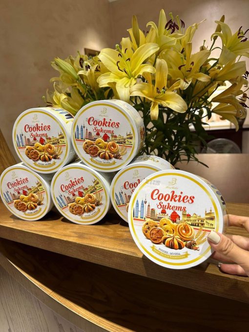 Bánh Cookies Sukem Hộp Thiếc (Thùng 36 Hộp)