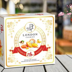 Bánh London Cookies Vuông (1 Thùng 20 Hộp)