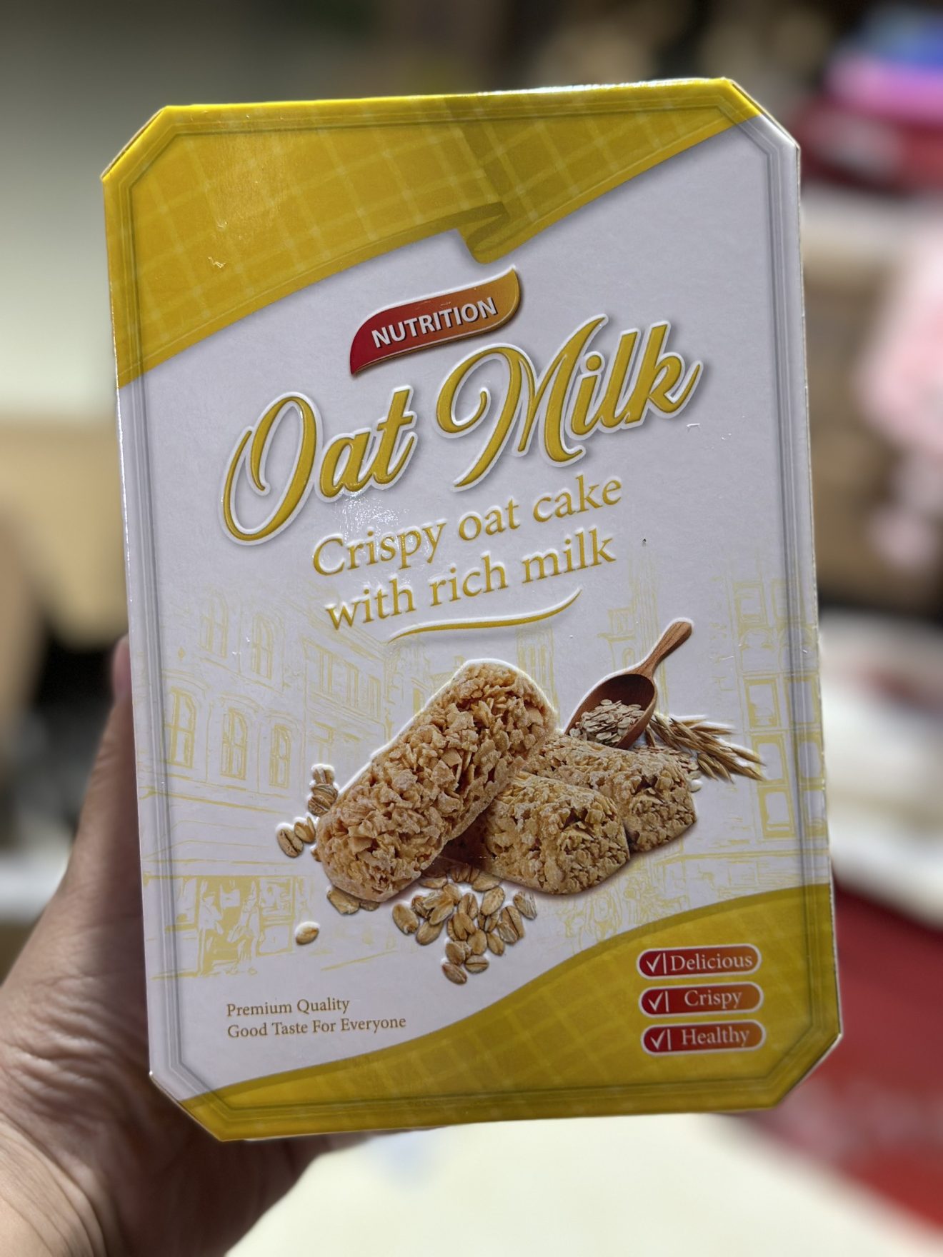 Bánh Yến Mạch Oat Milk (Thùng 36 Hộp)