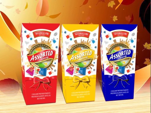 Kẹo Mashmallow Assorted Candy (1 Thùng 30 Hộp)
