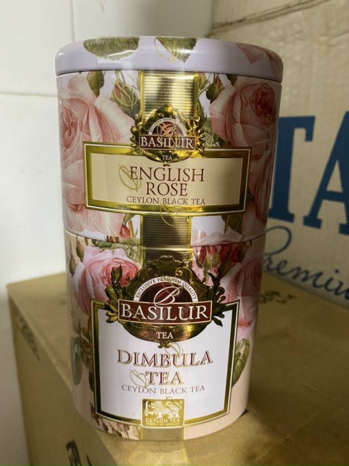 Trà Basilur Dimbula Tea Ceylon Black Tea Hộp Sắt 100g (Thùng 24 Hộp)
