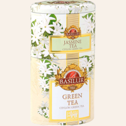 Trà Basilur Green Tea Ceylon Green Tea Hộp Sắt 100g (Thùng 24 Hộp)