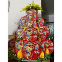 Bánh Quy Hỗn Hợp Ritaz Gold Biscuits Assorted Rồng Hộp Thiếc 120g Nhập Khẩu Malaysia Mẫu Mới Nhất