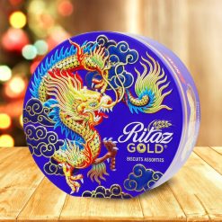 Bánh Quy Hỗn Hợp Ritaz Gold Biscuits Assorted Rồng Hộp Thiếc 120g Nhập Khẩu Malaysia Mẫu Mới Nhất