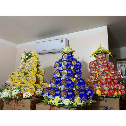 Bánh Quy Hỗn Hợp Ritaz Gold Biscuits Assorted Rồng Hộp Thiếc 120g Nhập Khẩu Malaysia Mẫu Mới Nhất