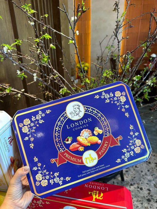 Bánh London Cookies Chữ Nhật Hình Ông Già (Thùng 20 Hộp)