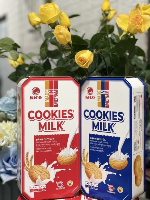 Bánh Quy Sữa Kiko Cookies Milk 200g (Thùng 36 Hộp)