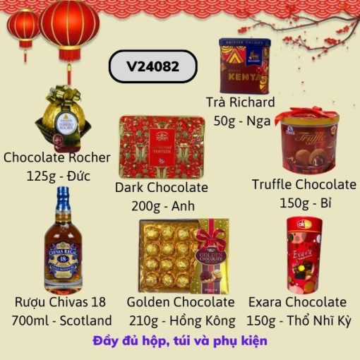 Lẵng Quà Tết V24082