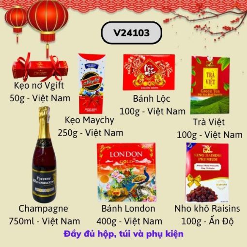Giỏ Quà Tết V24103