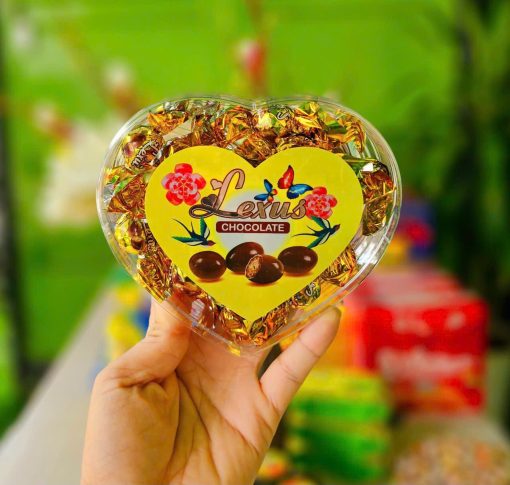 Kẹo Lexus Chocolate Hình Trái Tim (Thùng 36 Hộp)