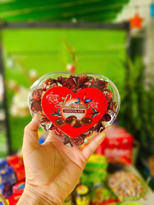 Kẹo Lexus Chocolate Hình Trái Tim (Thùng 36 Hộp)