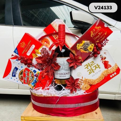 Lẵng Quà Tết V24133