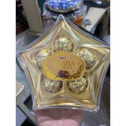 Hộp Chocolate Viên NGÔI SAO AILISHA 63 Gam 5 Viên - Hồng Kông