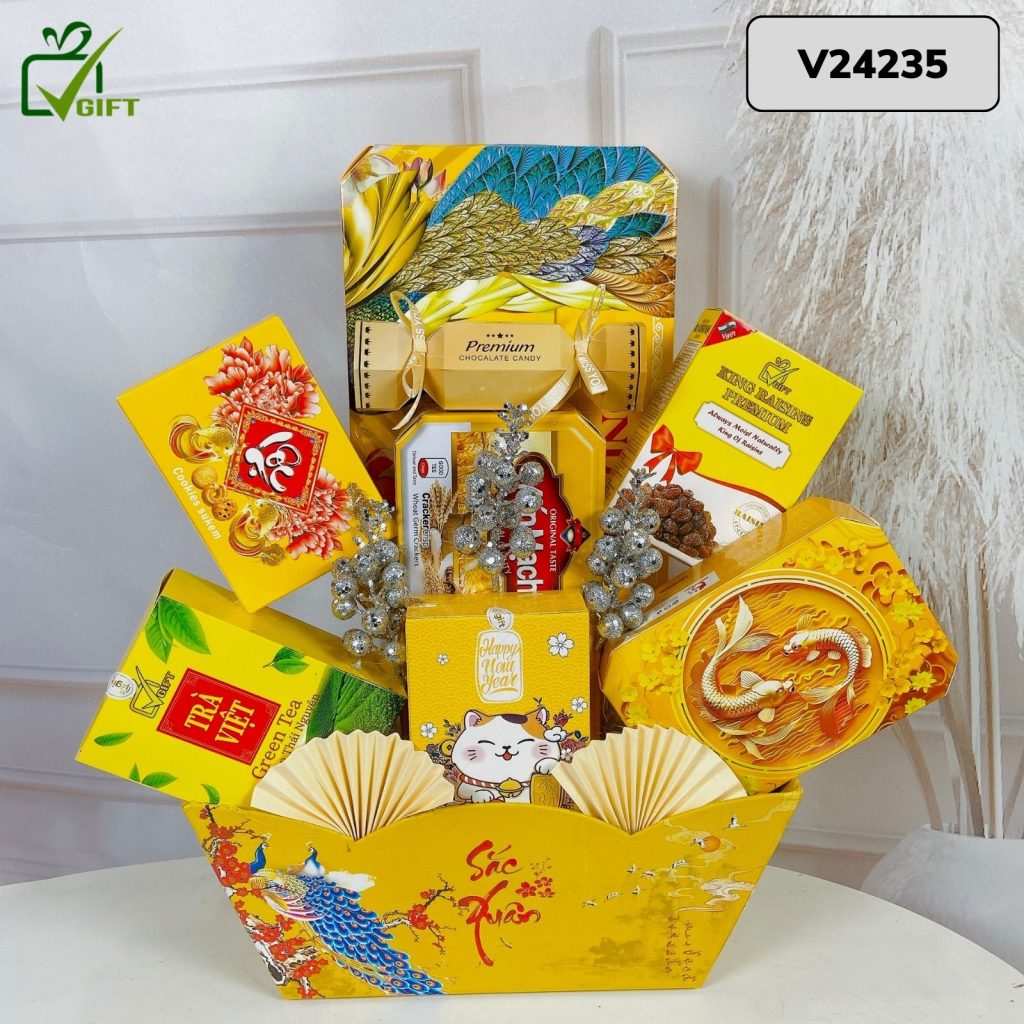 Giỏ Quà Tết V24235