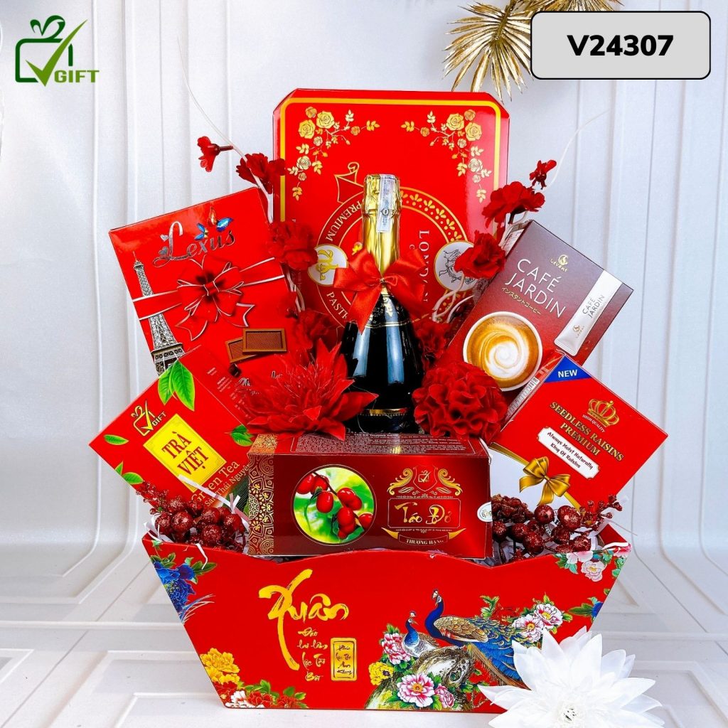 Giỏ Quà Tết V24307