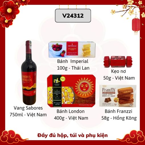 Giỏ Quà Tết V24312