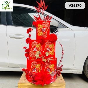 Lẵng Quà Tết V24170