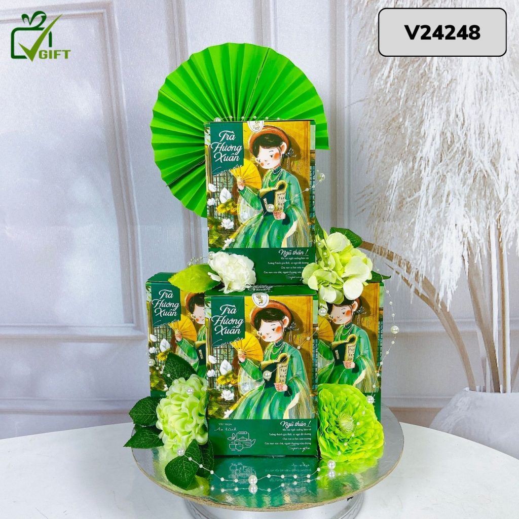 Lẵng Quà Tết V24248