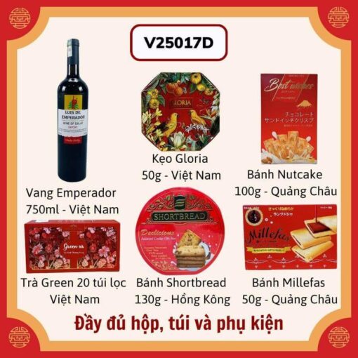 Giỏ Quà Tết V25017D