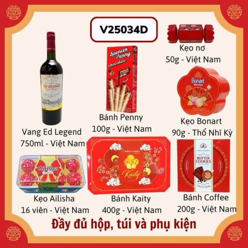 Giỏ Quà Tết V25034D