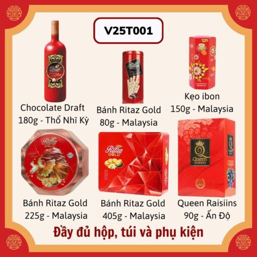 Giỏ Quà Tết V25T001
