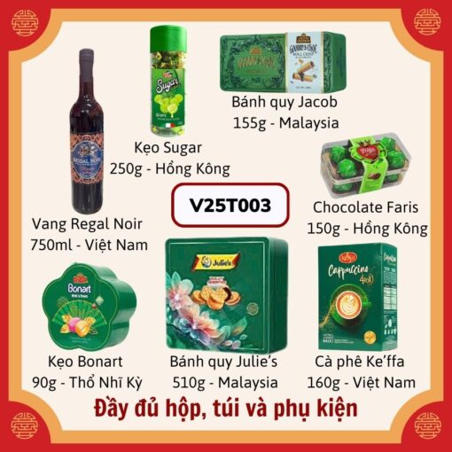 Giỏ Quà Tết V25T003