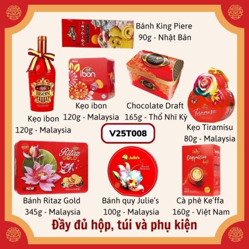 Giỏ Quà Tết V25T008