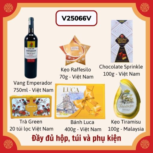 Giỏ quà tết V25066V