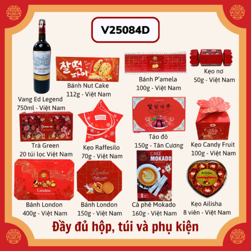 Giỏ quà tết V25084D