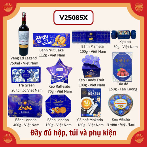 Giỏ quà tết V25085X