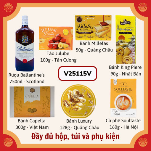 Giỏ quà tết V25115V