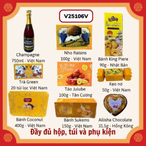 Giỏ quà tết V25106V