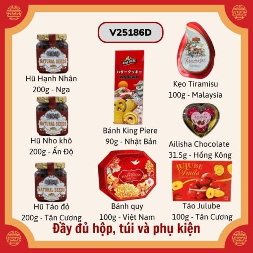 Giỏ quà tết V25186D