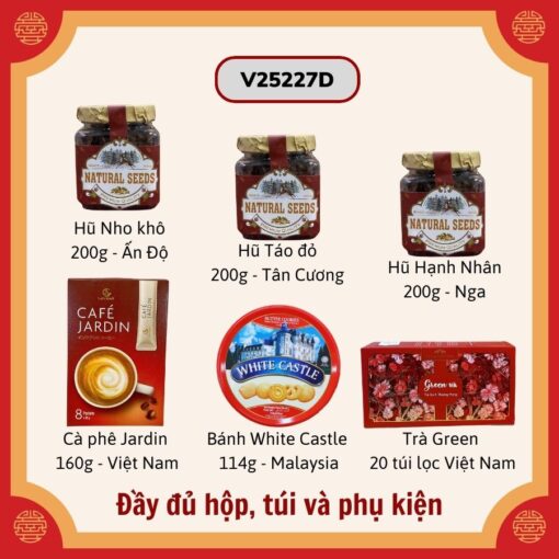 Giỏ quà tết V25227D