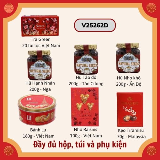 Giỏ quà tết V25262D