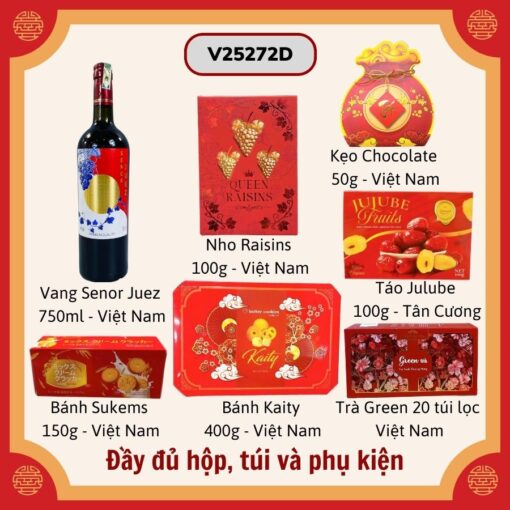 Giỏ quà tết V25272D