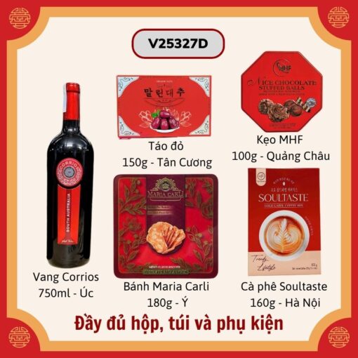 Giỏ quà tết V25327D