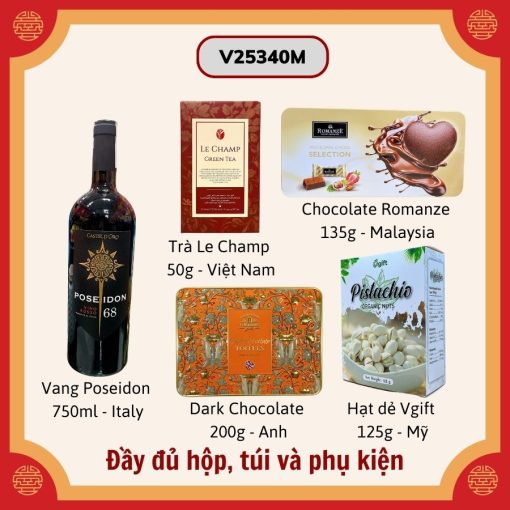 Giỏ quà tết V25340M