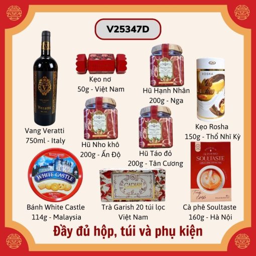 Giỏ quà tết V25347D