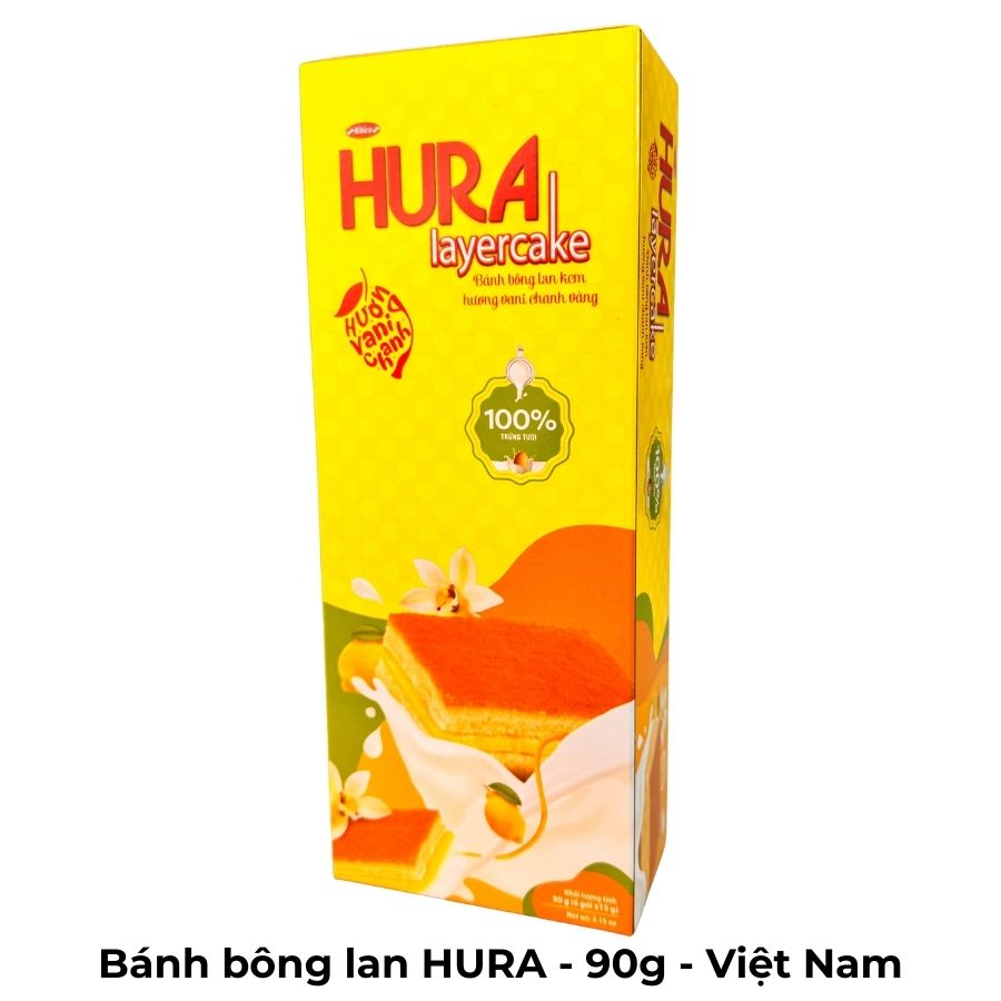 Bánh bông lan HURA - 90g - Việt Nam