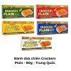 Bánh dừa chiên Crackers Plain - 80g - Trung Quốc