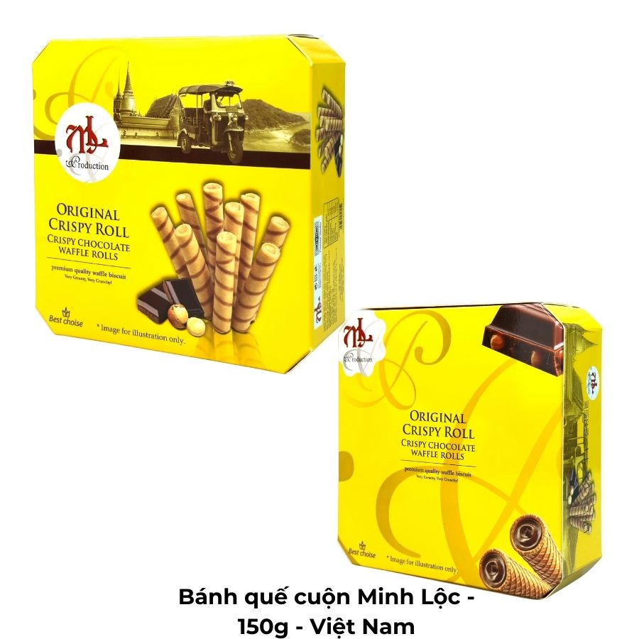 Bánh quế cuộn Minh Lộc - 150g - Việt Nam
