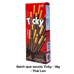 Bánh que socola Ticky - 18g - Thái Lan