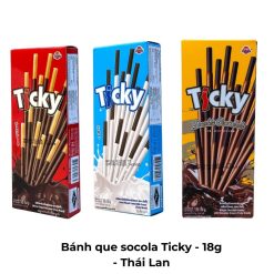 Bánh que socola Ticky - 18g - Thái Lan