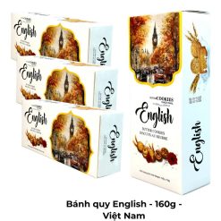 Bánh quy English - 160g - Việt Nam