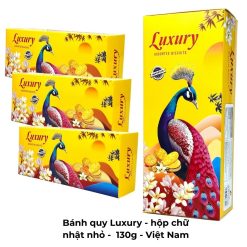 Bánh quy Luxury - hộp chữ nhật nhỏ - 130g - Việt Nam