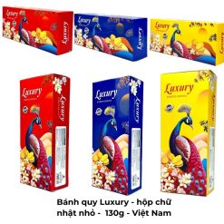 Bánh quy Luxury - hộp chữ nhật nhỏ - 130g - Việt Nam