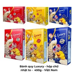 Bánh quy Luxury - hộp chữ nhật to - 450g - Việt Nam