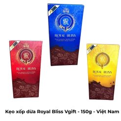 Kẹo xốp dừa Royal Bliss Vgift - 150g - Việt Nam