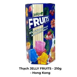 Thạch JELLY FRUITS - 210g - Hong Kong